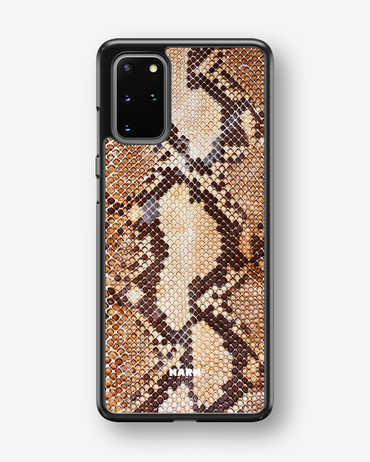 Samsung Galaxy S20 Plus Hard Case – Brown Snakeskin - View 1
