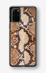 Samsung Galaxy S20 Plus Hard Case – Brown Snakeskin - View 1