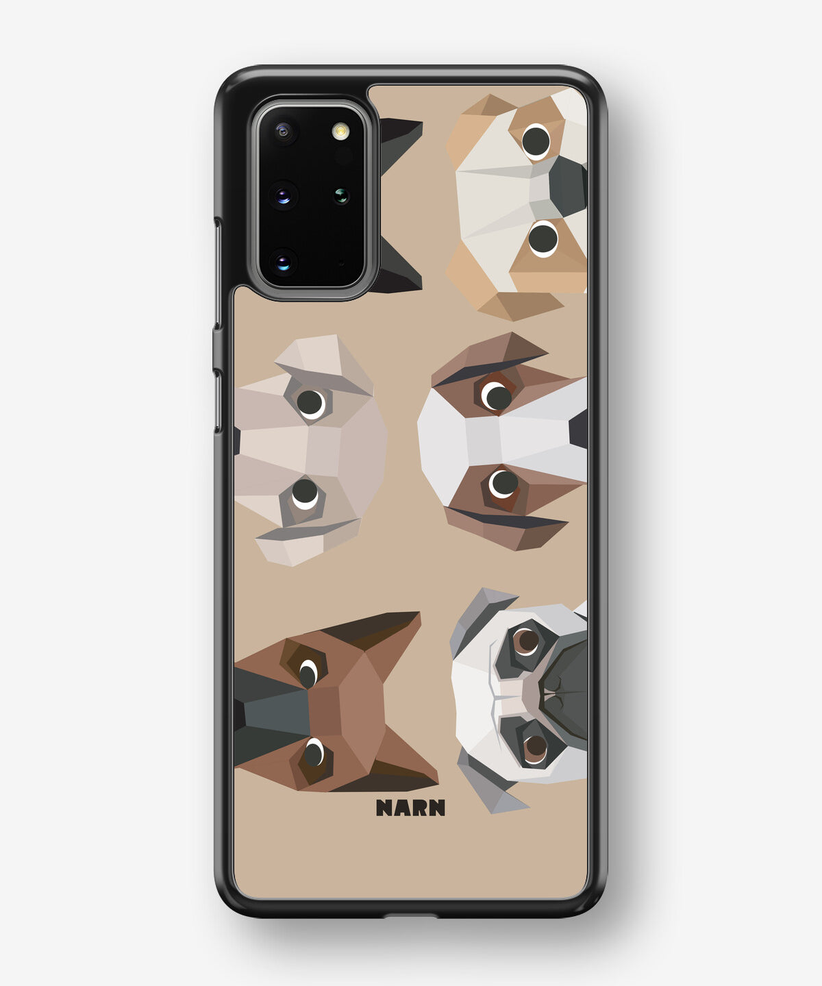 Samsung Galaxy S20 Plus Hard Case – Cute Dogs - View 1