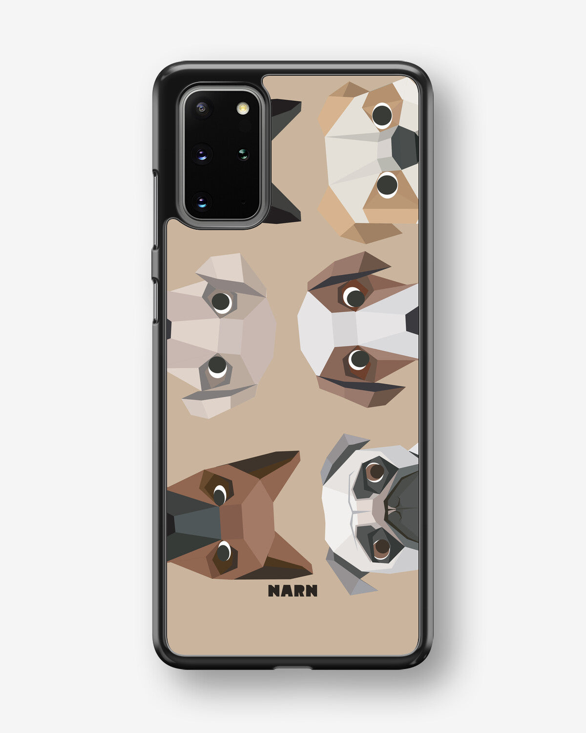 Samsung Galaxy S20 Plus Hard Case – Cute Dogs - View 1