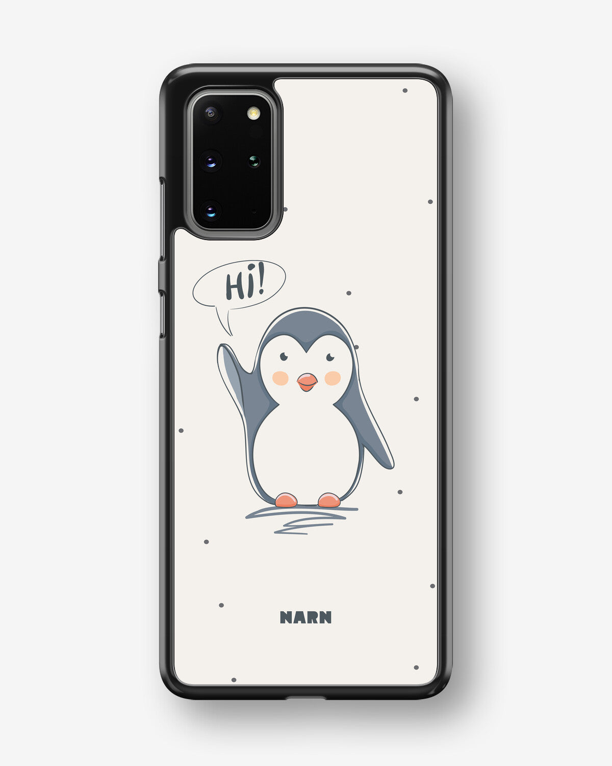 Samsung Galaxy S20 Plus Hard Case – Cute Penguin - View 1