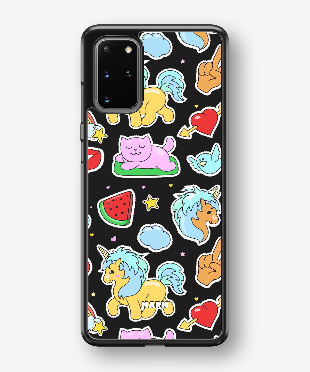 Samsung Galaxy S20 Plus Hard Case – Cute Stickers - View 1