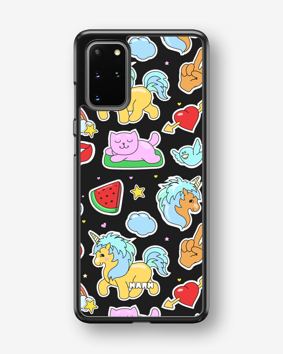 Samsung Galaxy S20 Plus Hard Case – Cute Stickers - View 1