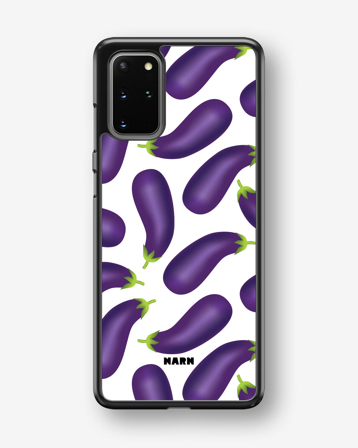 Samsung Galaxy S20 Plus Hard Case – Eggplant Pattern - View 1