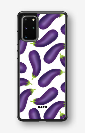Samsung Galaxy S20 Plus Hard Case – Eggplant Pattern - View 1