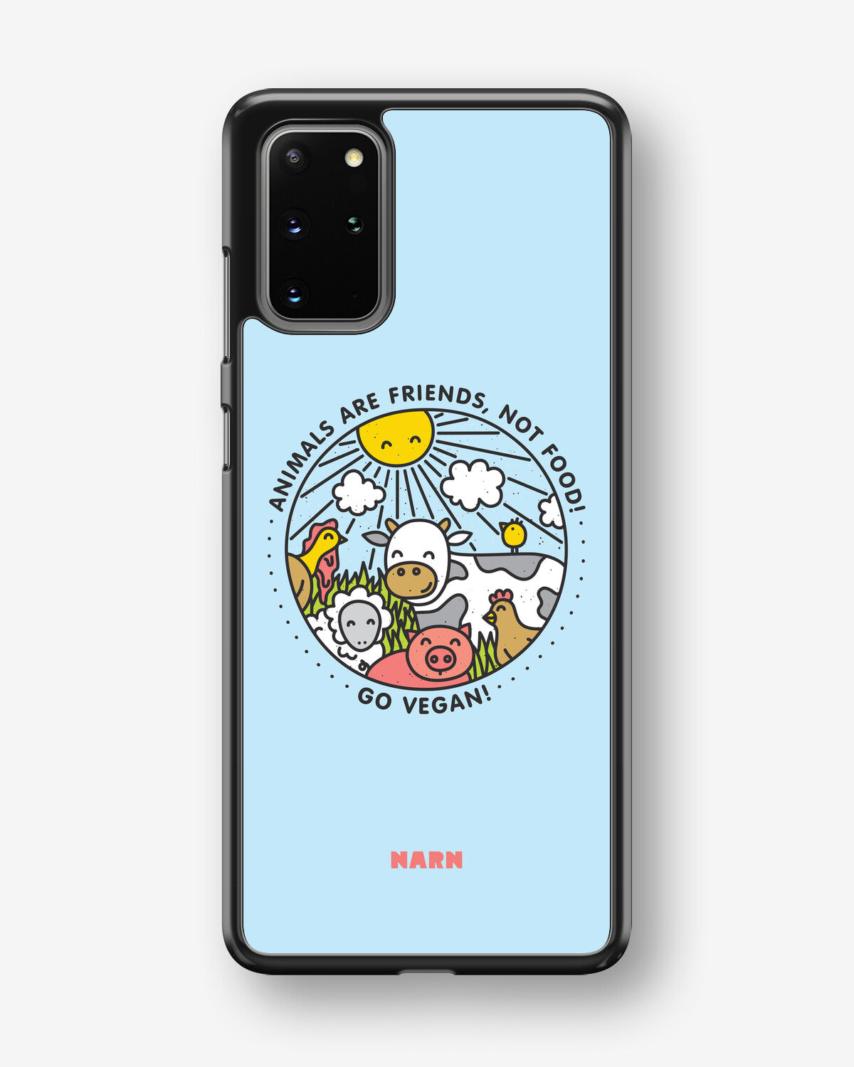 Samsung Galaxy S20 Plus Hard Case – Friends, Not Food - View 1