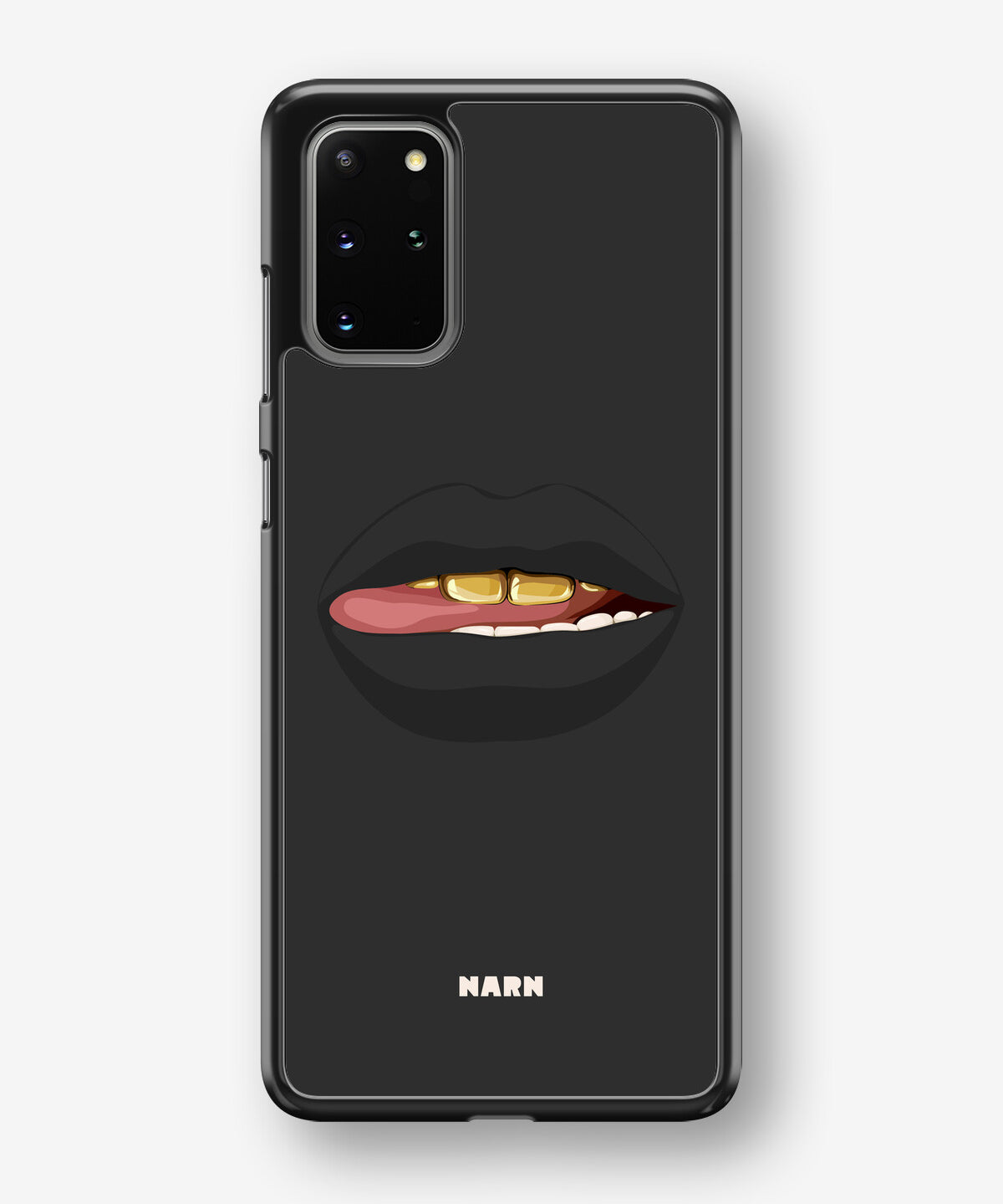Samsung Galaxy S20 Plus Hard Case – Golden Lips - View 1