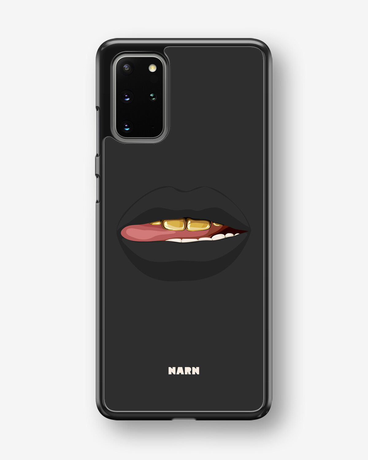 Samsung Galaxy S20 Plus Hard Case – Golden Lips - View 1