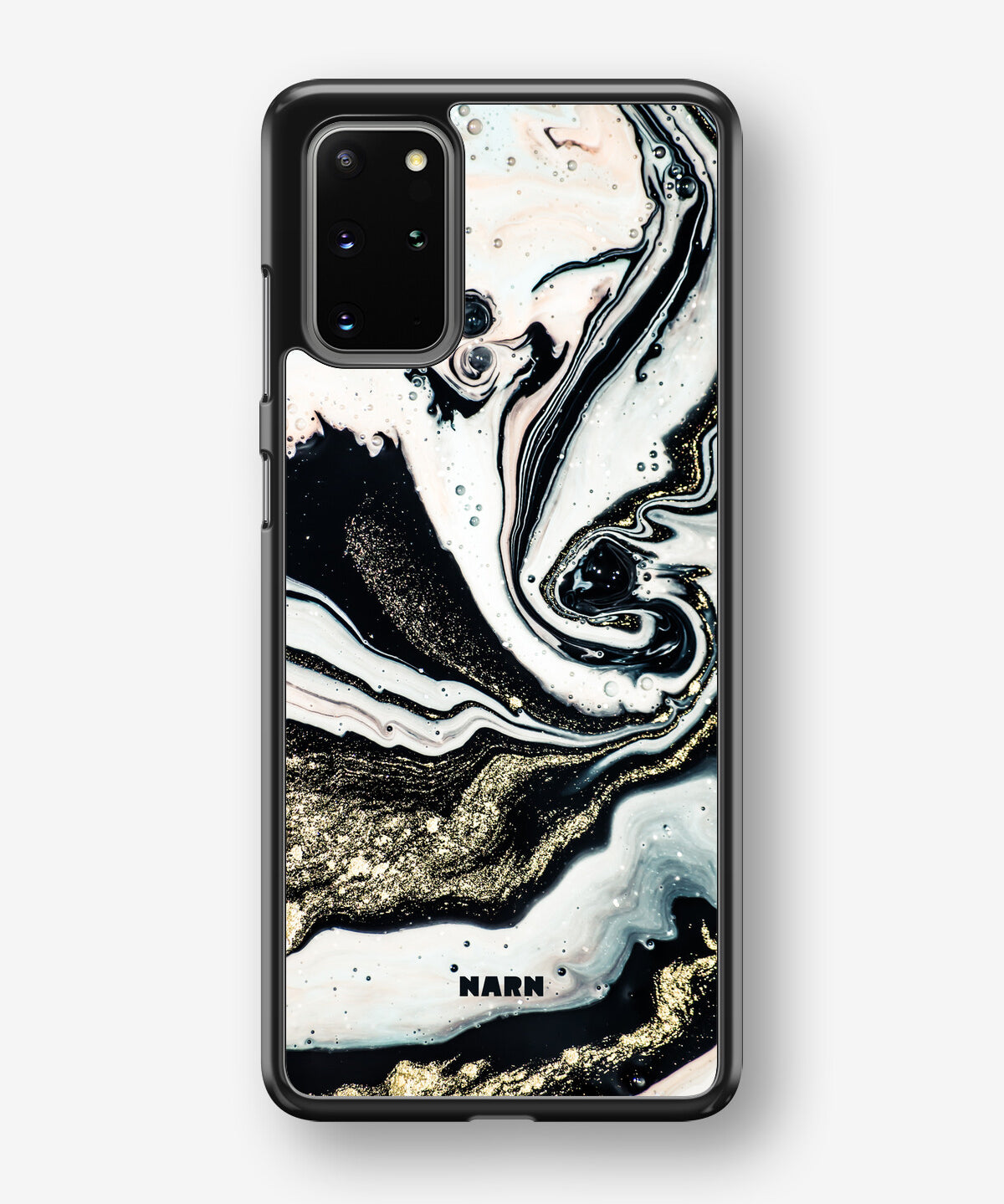Samsung Galaxy S20 Plus Hard Case – Golden Swirl - View 1
