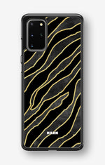 Samsung Galaxy S20 Plus Hard Case – Golden Zebra - View 1