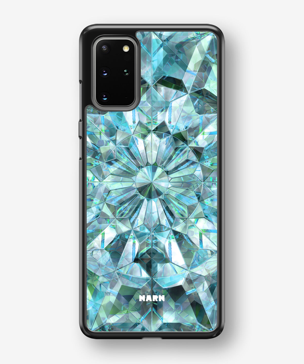 Samsung Galaxy S20 Plus Hard Case – Green Crystals - View 1