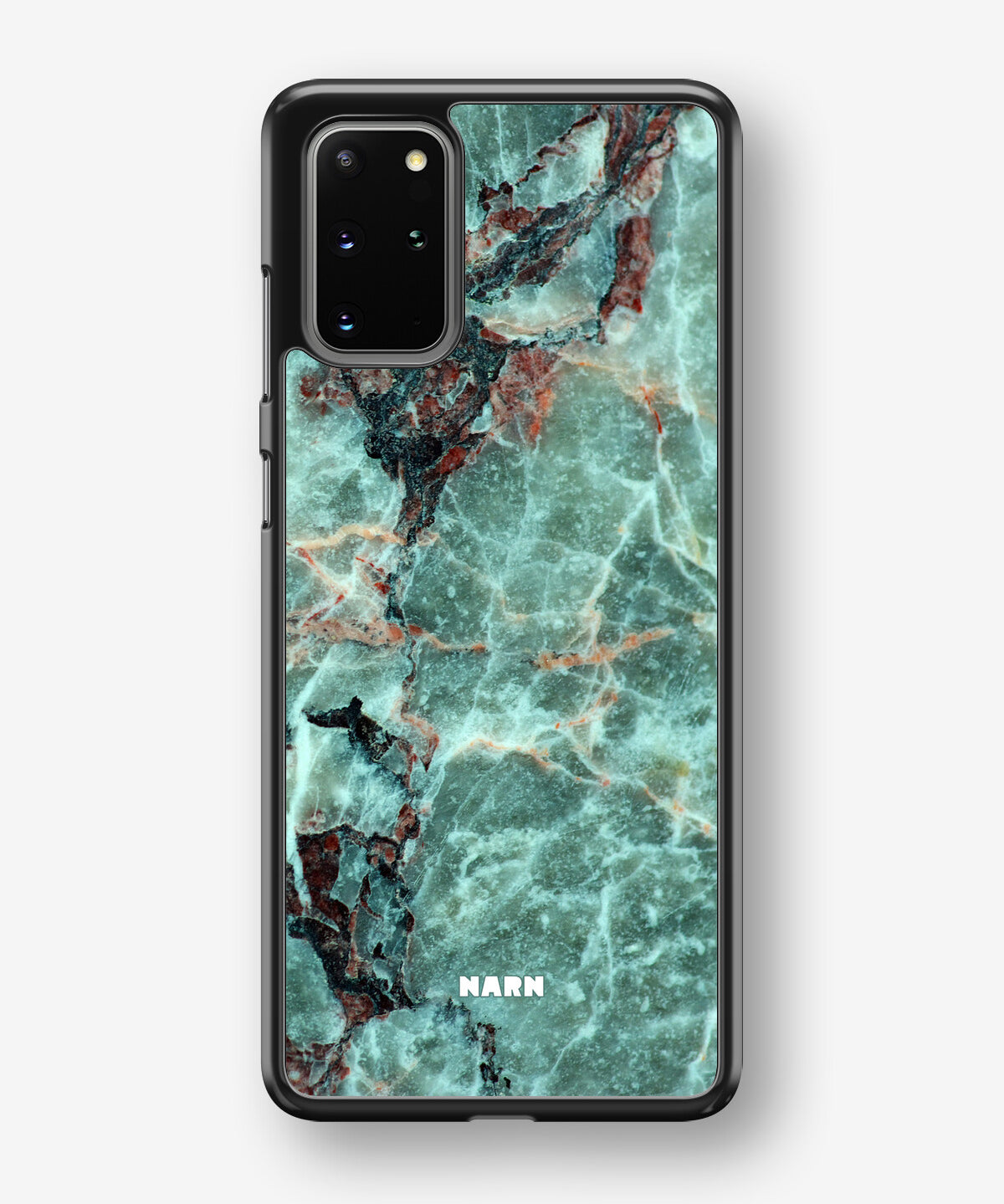 Samsung Galaxy S20 Plus Hard Case – Green Marble - View 1
