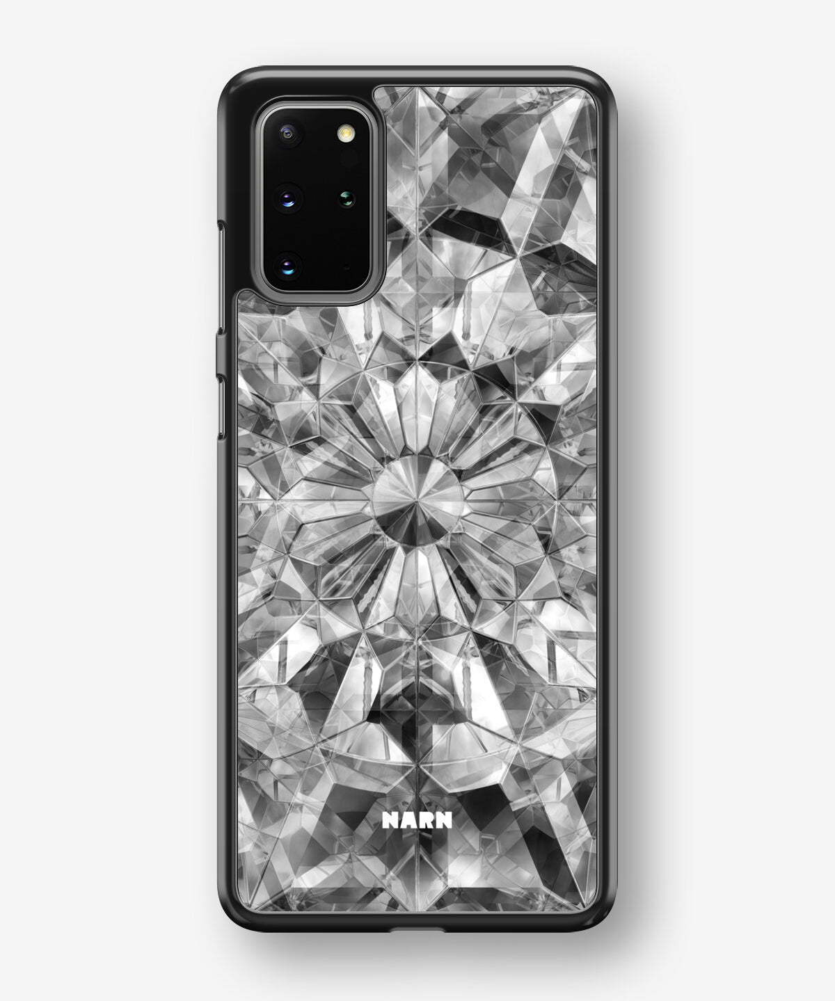 Samsung Galaxy S20 Plus Hard Case – Grey Crystals - View 1