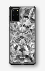 Samsung Galaxy S20 Plus Hard Case – Grey Crystals - View 1
