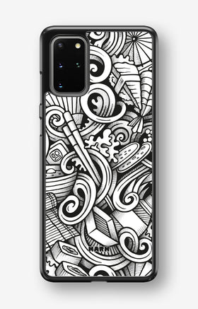 Samsung Galaxy S20 Plus Hard Case – Japanese Pattern - View 1