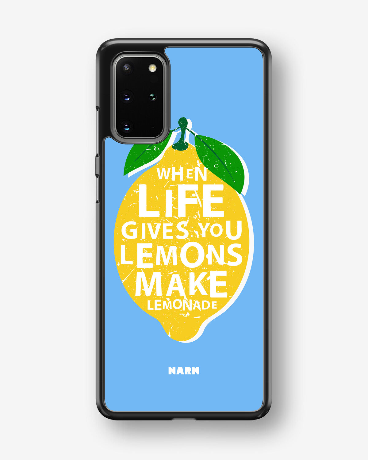 Samsung Galaxy S20 Plus Hard Case – Lemon Quote - View 1