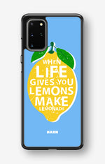 Samsung Galaxy S20 Plus Hard Case – Lemon Quote - View 1
