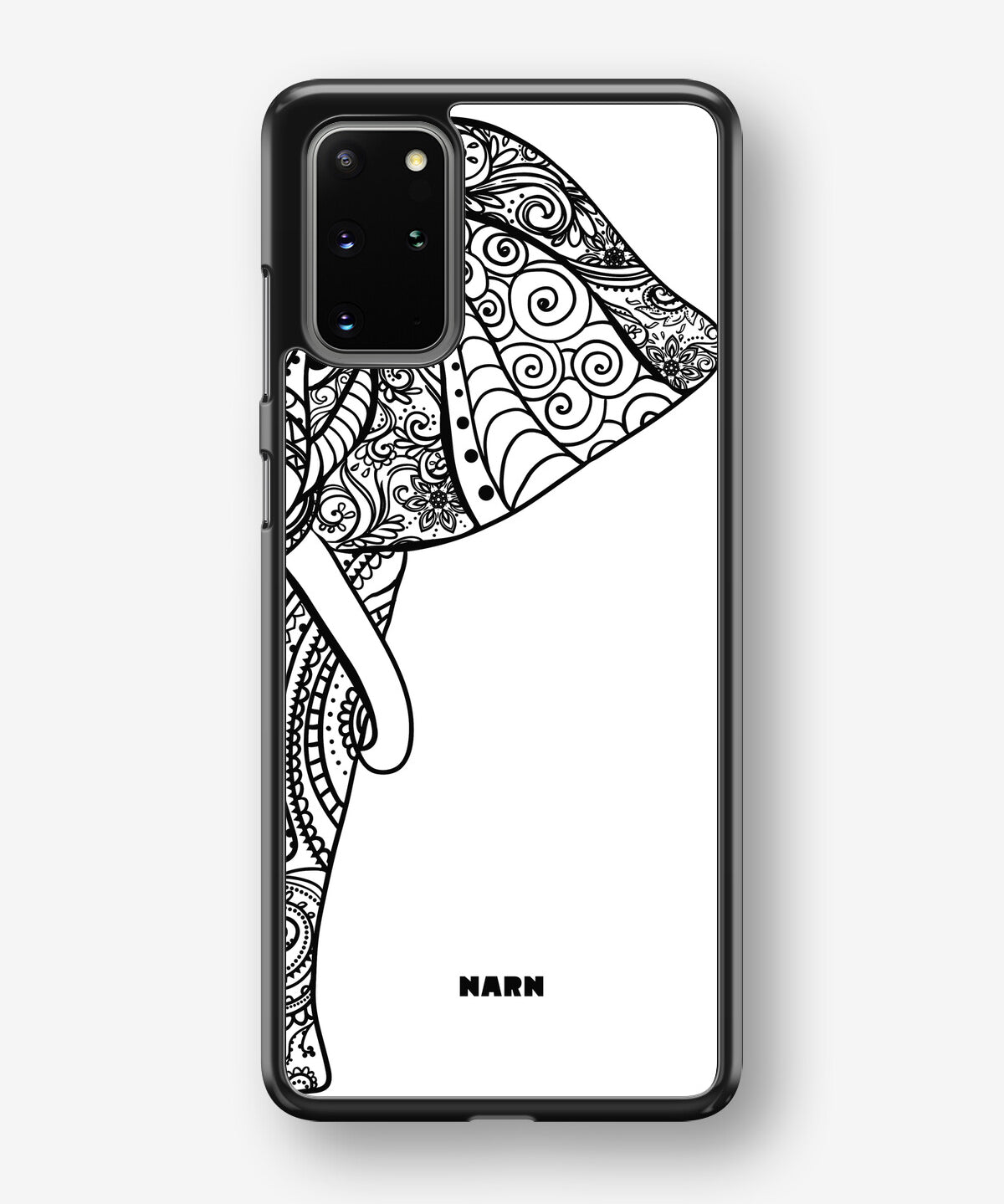 Samsung Galaxy S20 Plus Hard Case – Mandala Elephant - View 1