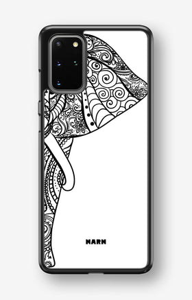 Samsung Galaxy S20 Plus Hard Case – Mandala Elephant - View 1