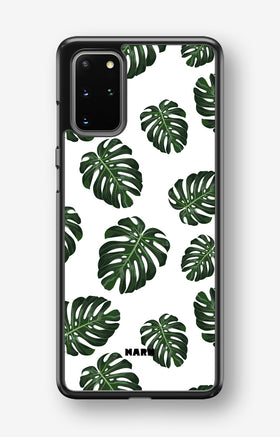 Samsung Galaxy S20 Plus Hard Case – Monstera Pattern - View 1