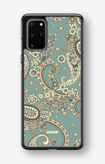 Samsung Galaxy S20 Plus Hard Case – Paisley Green - View 1