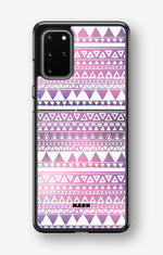 Samsung Galaxy S20 Plus Hard Case – Purple Aztec - View 1