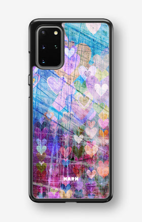 Samsung Galaxy S20 Plus Hard Case – Purple Hearts - View 1