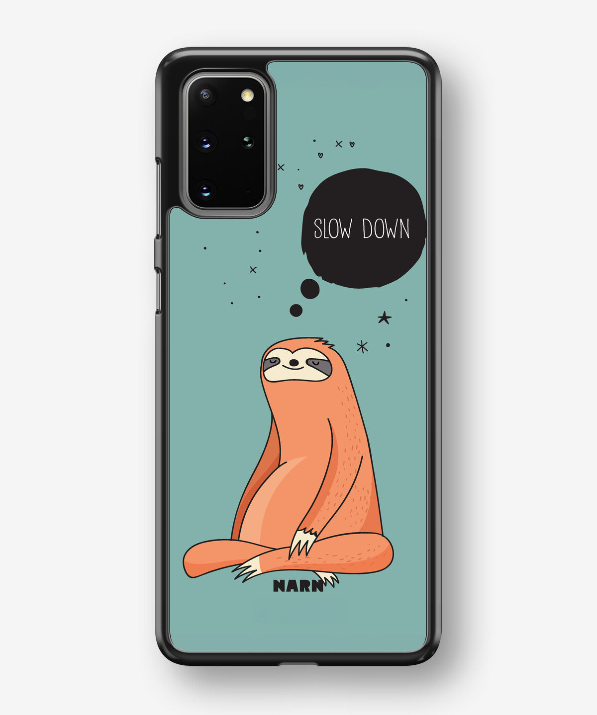 Samsung Galaxy S20 Plus Hard Case – Slow Down Sloth - View 1