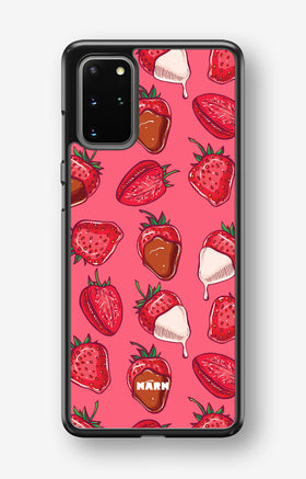 Samsung Galaxy S20 Plus Hard Case – Strawberry Chocolate - View 1