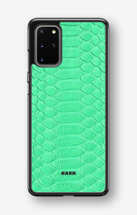 Samsung Galaxy S20 Plus Hard Case – Turquoise Snake - View 1