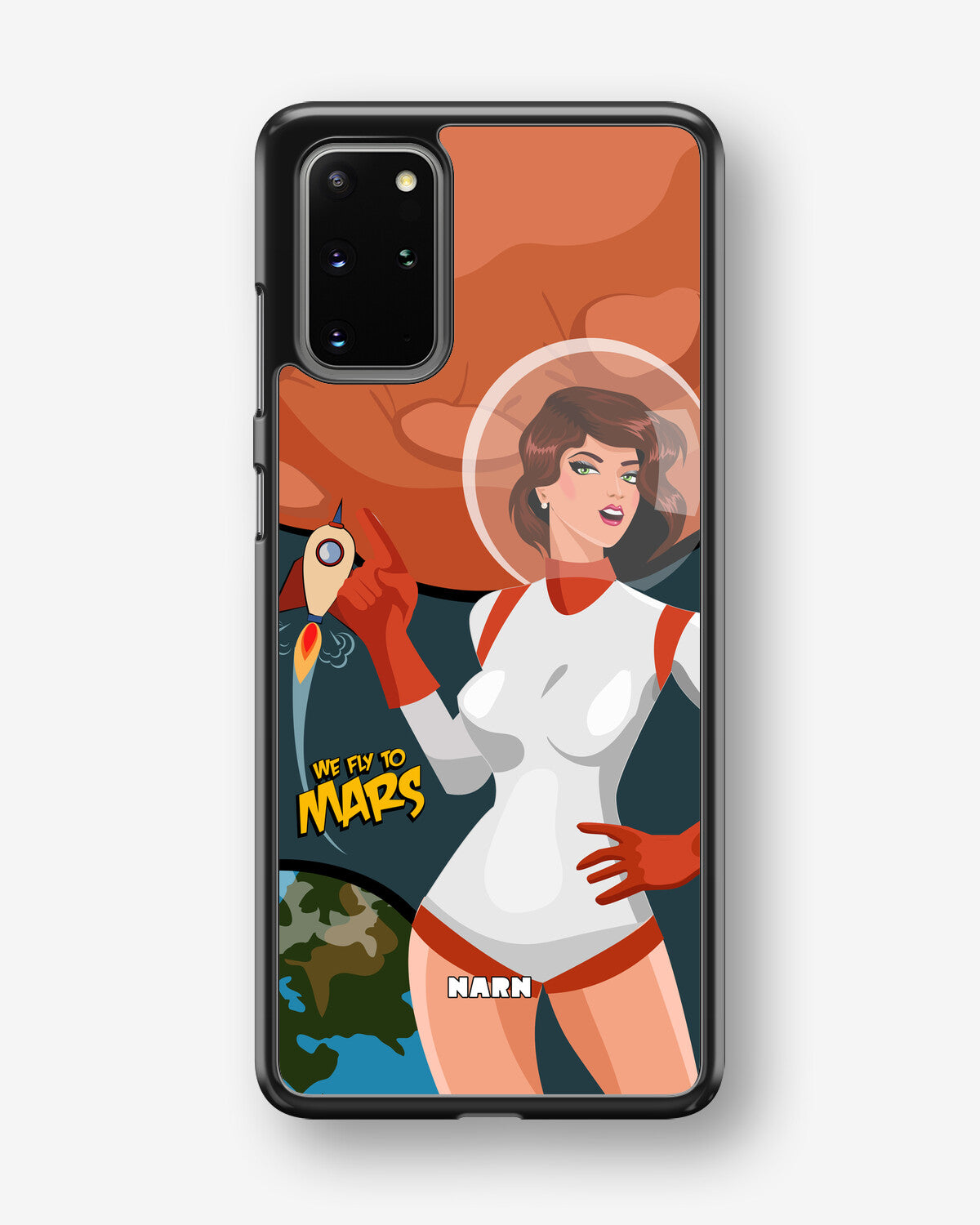 Samsung Galaxy S20 Plus Hard Case – We Fly To Mars - View 1