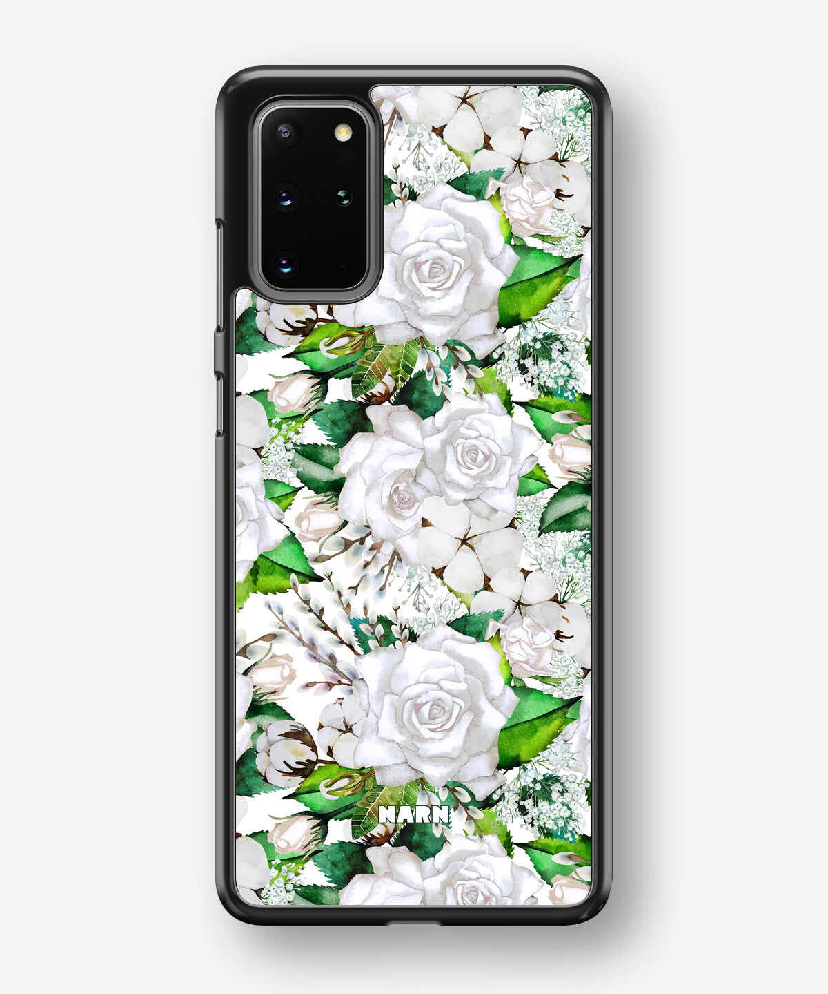 Samsung Galaxy S20 Plus Hard Case – White Bloom - View 1