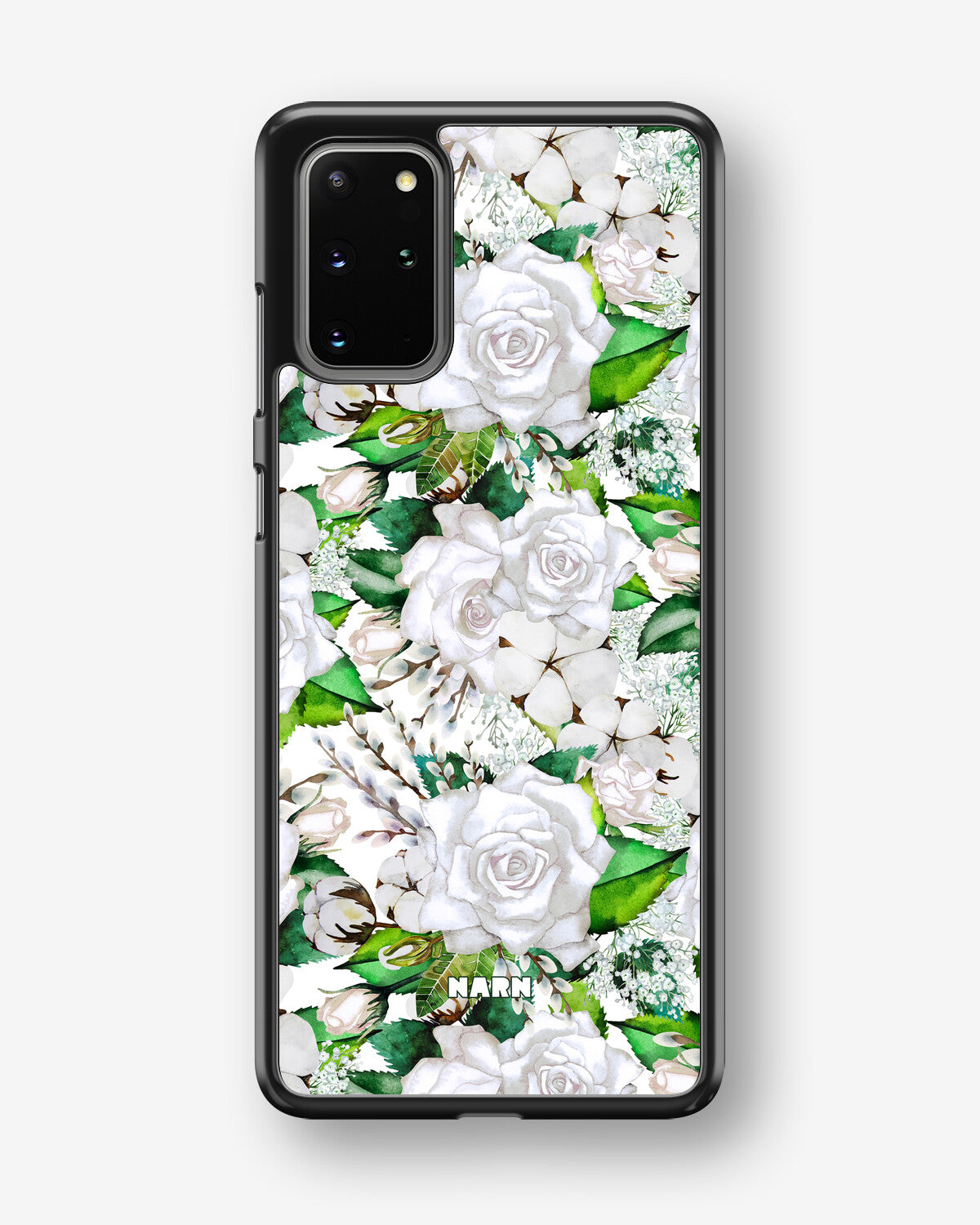Samsung Galaxy S20 Plus Hard Case – White Bloom - View 1