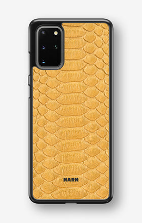 Samsung Galaxy S20 Plus Hard Case – Yellow Snake - View 1
