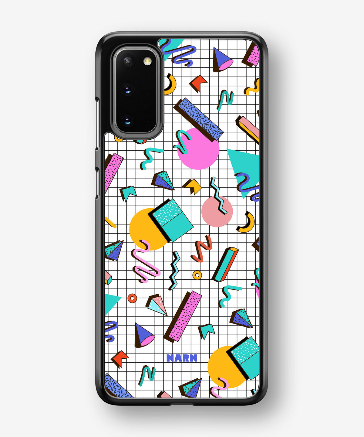 Samsung Galaxy S20 Hard Case – 80s Memphis - View 1