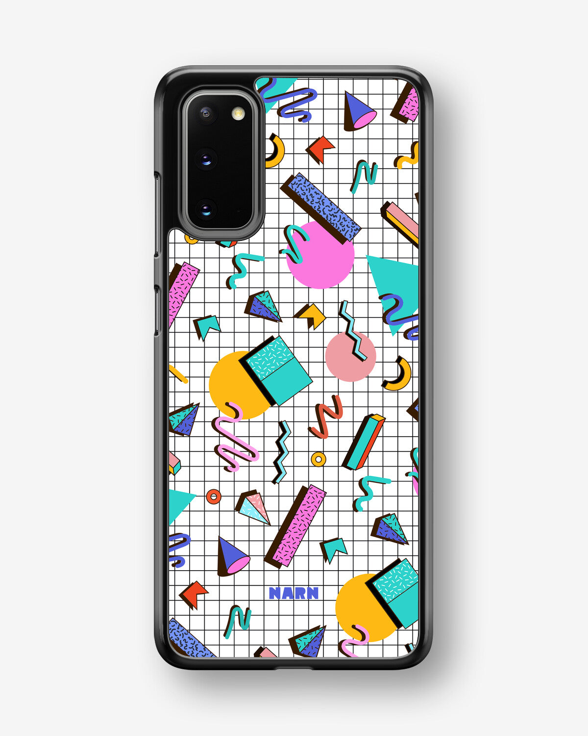 Samsung Galaxy S20 Hard Case – 80s Memphis - View 1
