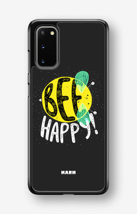Samsung Galaxy S20 Hard Case – BEE Happy - View 1