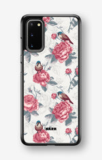 Samsung Galaxy S20 Hard Case – Birds Among Roses - View 1