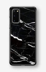 Samsung Galaxy S20 Hard Case – Black Marble - View 1