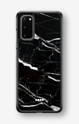 Samsung Galaxy S20 Hard Case – Black Marble - View 1