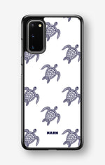 Samsung Galaxy S20 Hard Case – Blue Turtles - View 1