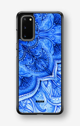 Samsung Galaxy S20 Hard Case – Blue Vintage - View 1