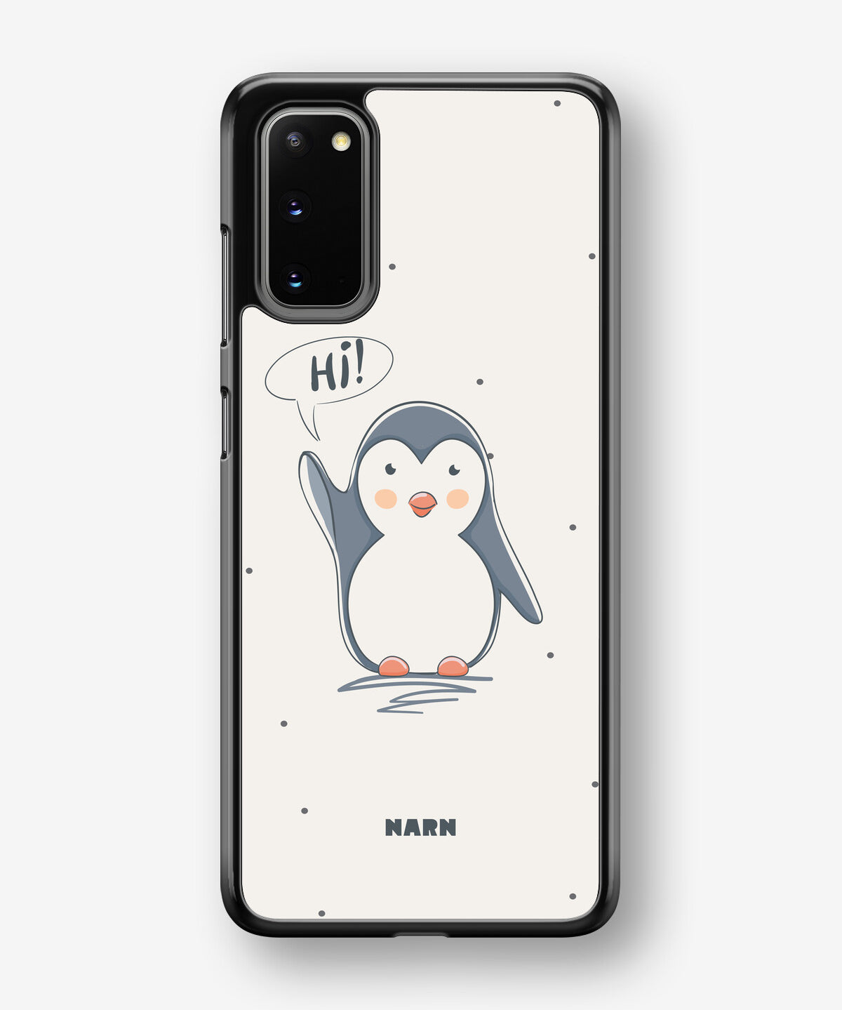 Samsung Galaxy S20 Hard Case – Cute Penguin - View 1