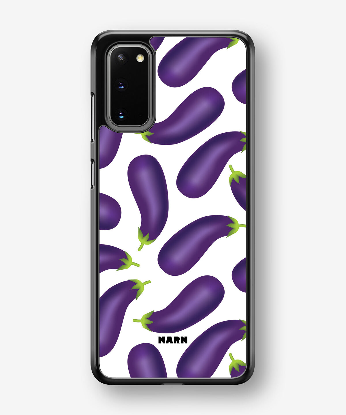 Samsung Galaxy S20 Hard Case – Eggplant Pattern - View 1