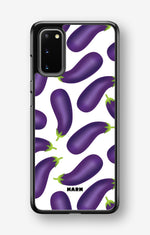 Samsung Galaxy S20 Hard Case – Eggplant Pattern - View 1