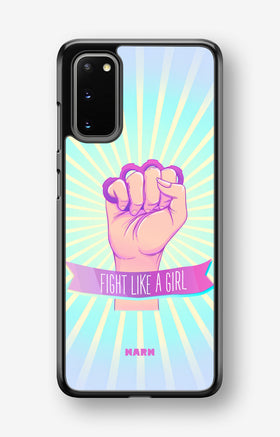 Samsung Galaxy S20 Hard Case – Fight Like A Girl - View 1
