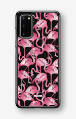 Samsung Galaxy S20 Hard Case – Flamingos - View 1