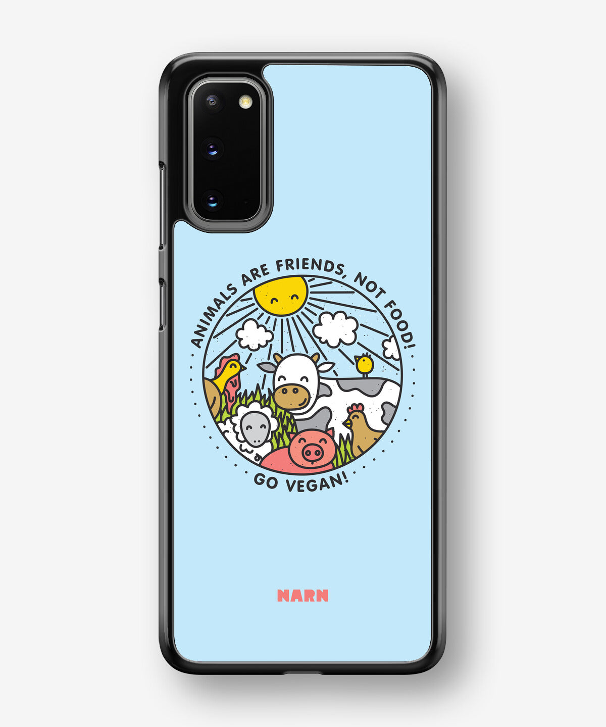 Samsung Galaxy S20 Hard Case – Friends, Not Food - View 1