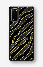 Samsung Galaxy S20 Hard Case – Golden Zebra - View 1