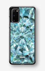 Samsung Galaxy S20 Hard Case – Green Crystals - View 1